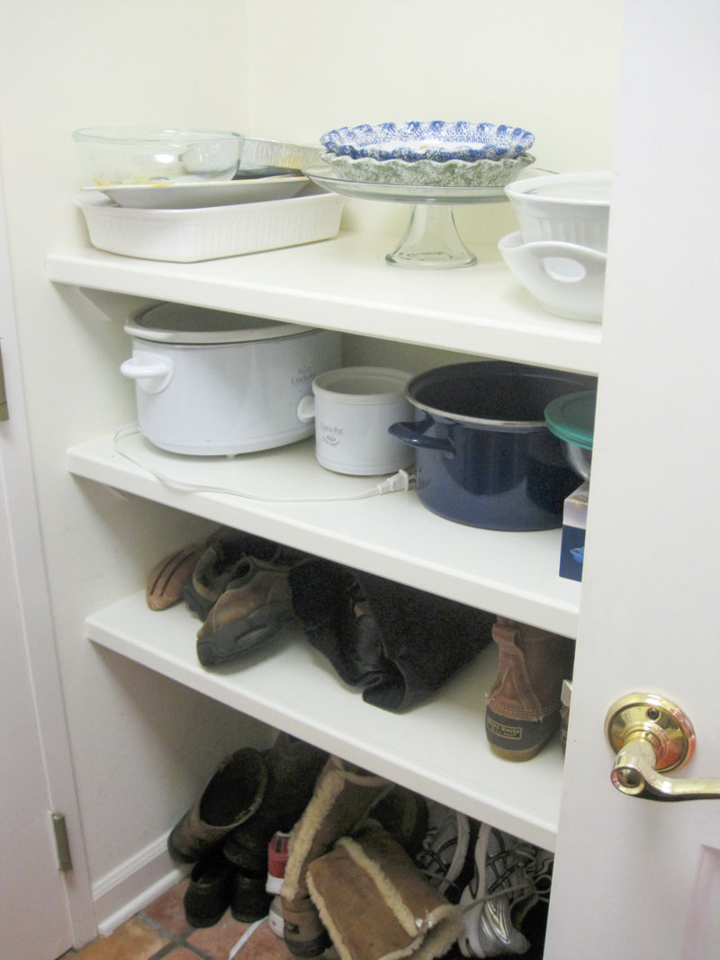before-coat-closet The "before" of the space that became our coat closet