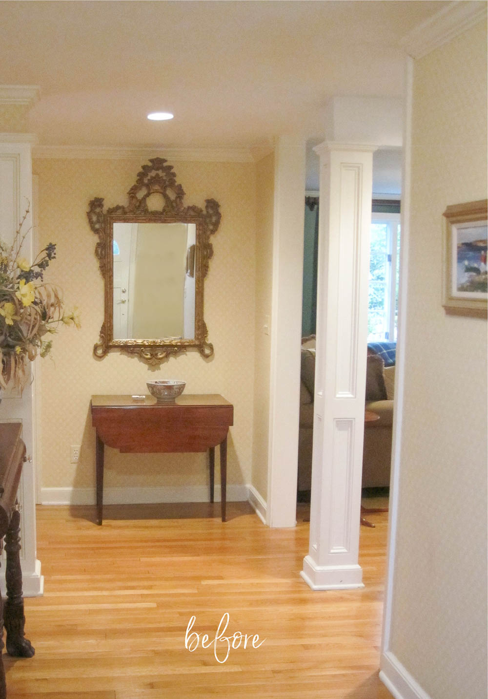 entryway-before-2 Our entryway before my makeover