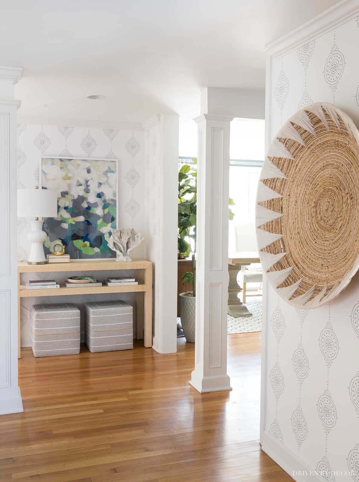 entryway-design The "after" of our entryway makeover!