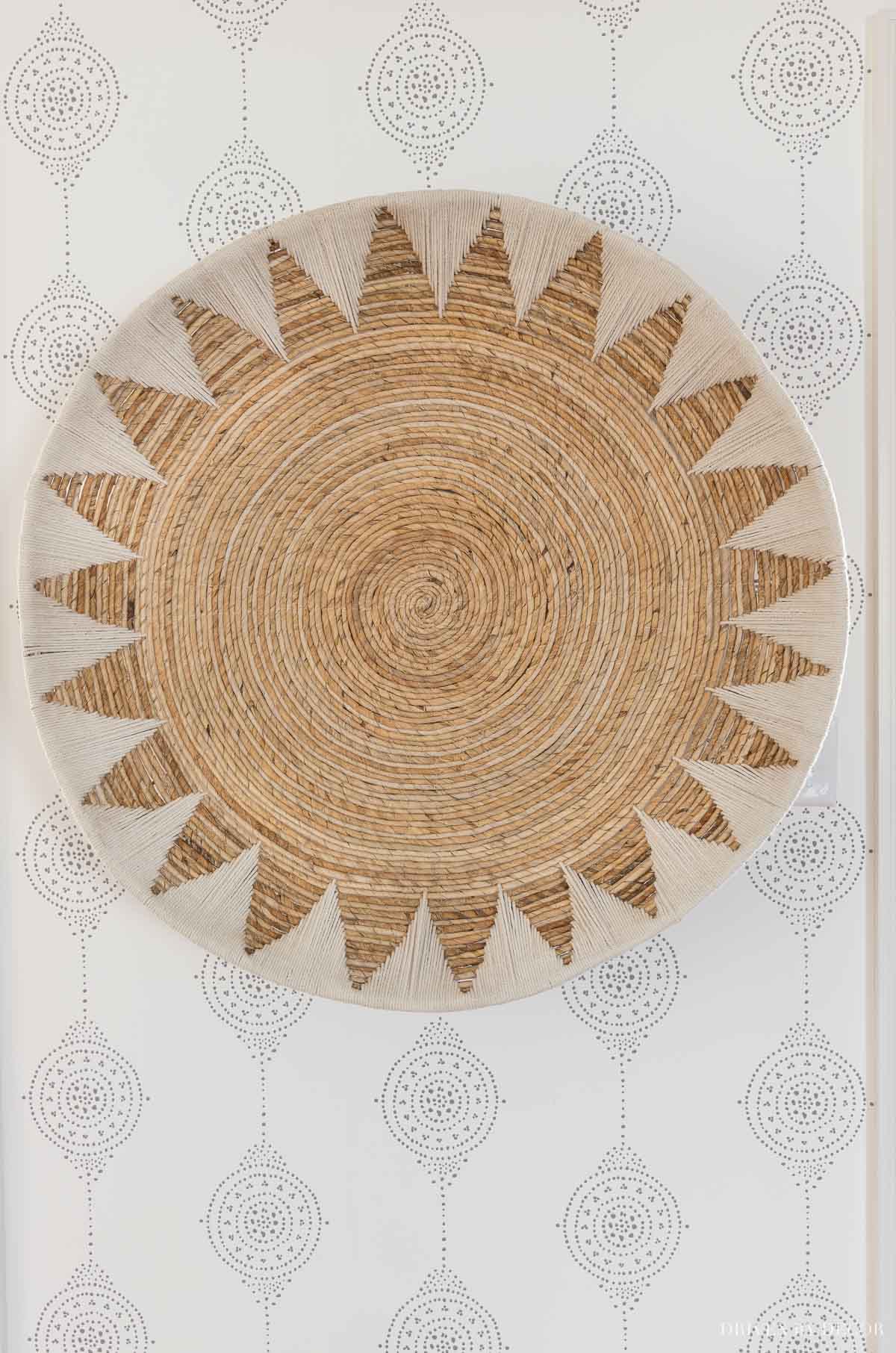 entryway-wall-basket Love this large wall basket we added to our entryway!