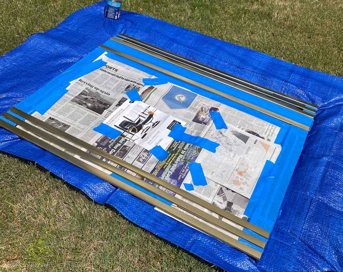 how-paint-brass-fireplace How to paint the brass on your fireplace!