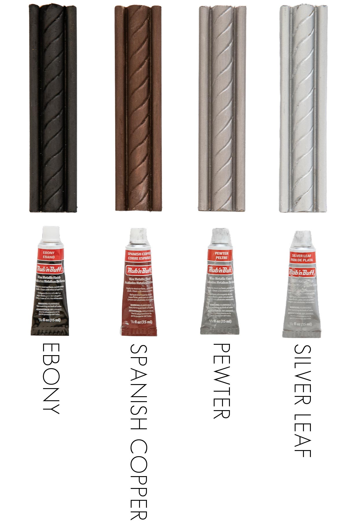rub-n-buff-colors-silver-ebony-1 Rub 'n Buff colors - the silvers, ebony, & Spanish copper
