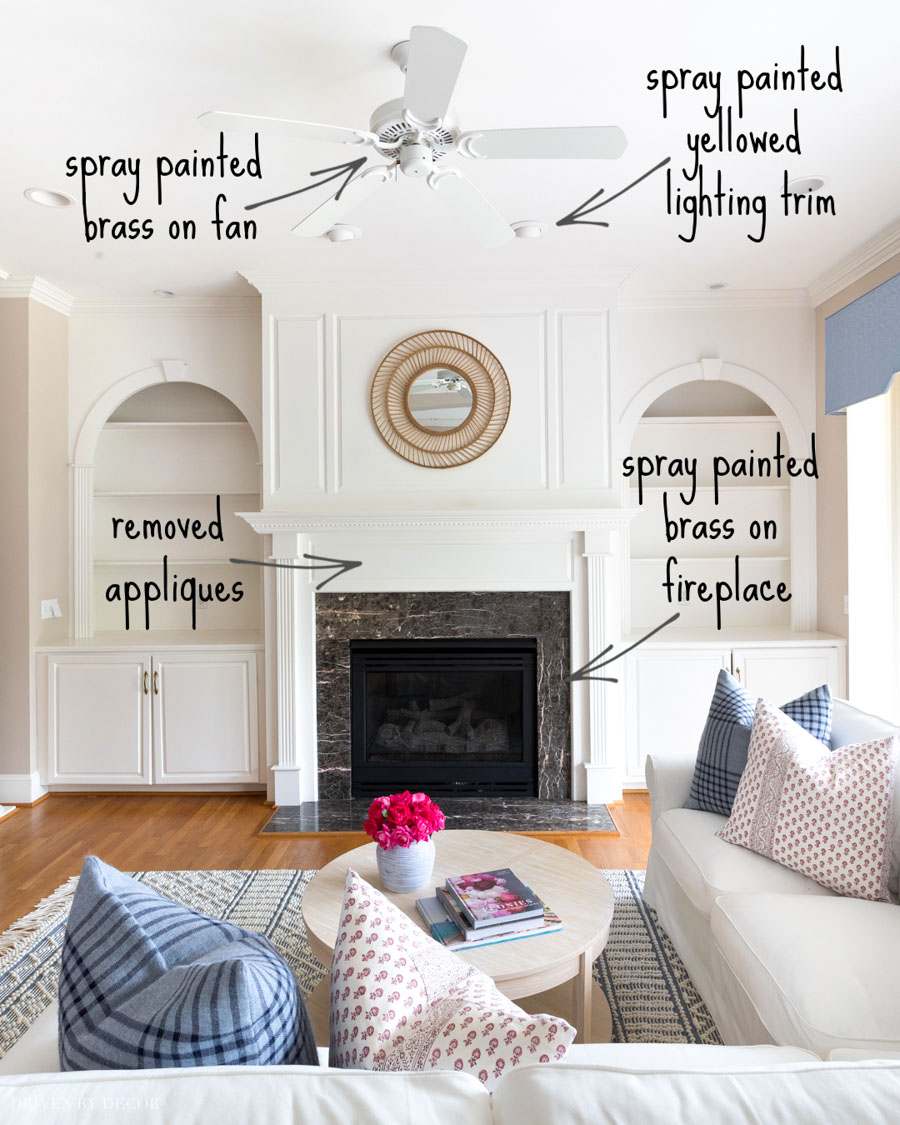 spray-paint-ideas-living-room Love these spray paint ideas for simple home updates!
